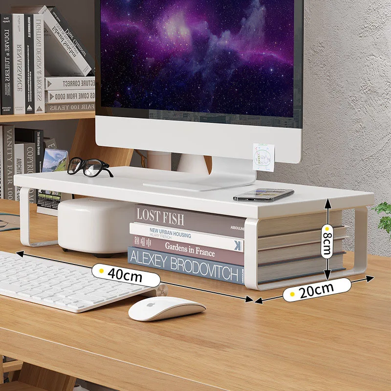 Monitor Riser Wood - Prosty stojak do przechowywania, podstawka pod