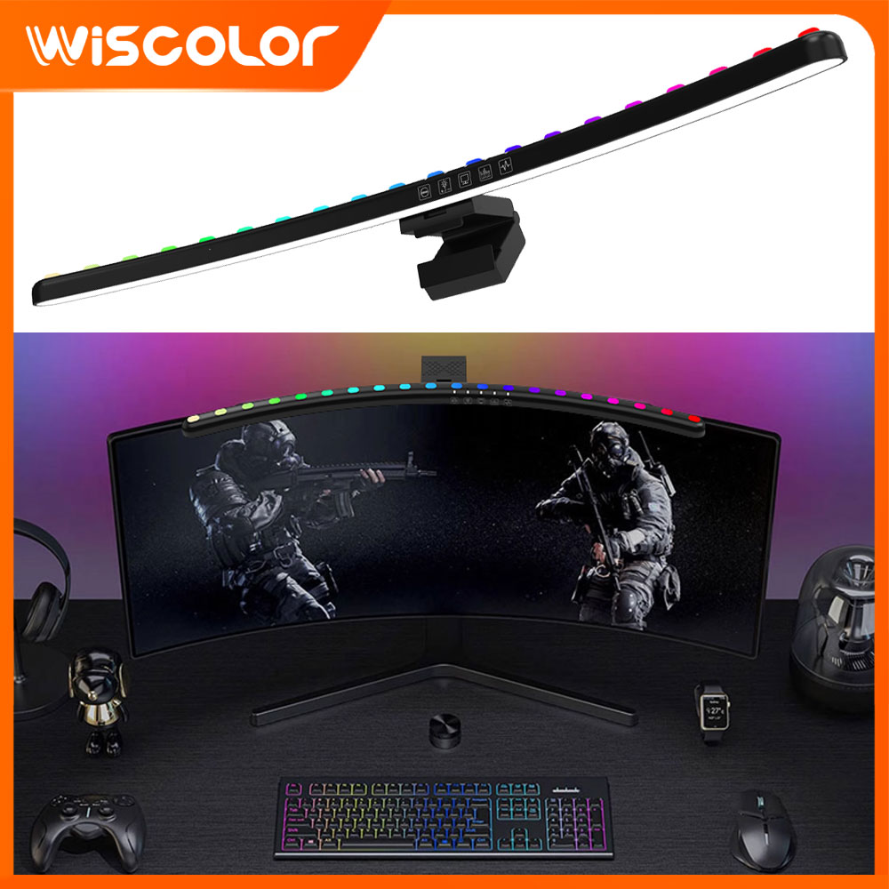 Desk Setup No Monitor - Inteligentna listwa świetlna RGB WiFi do