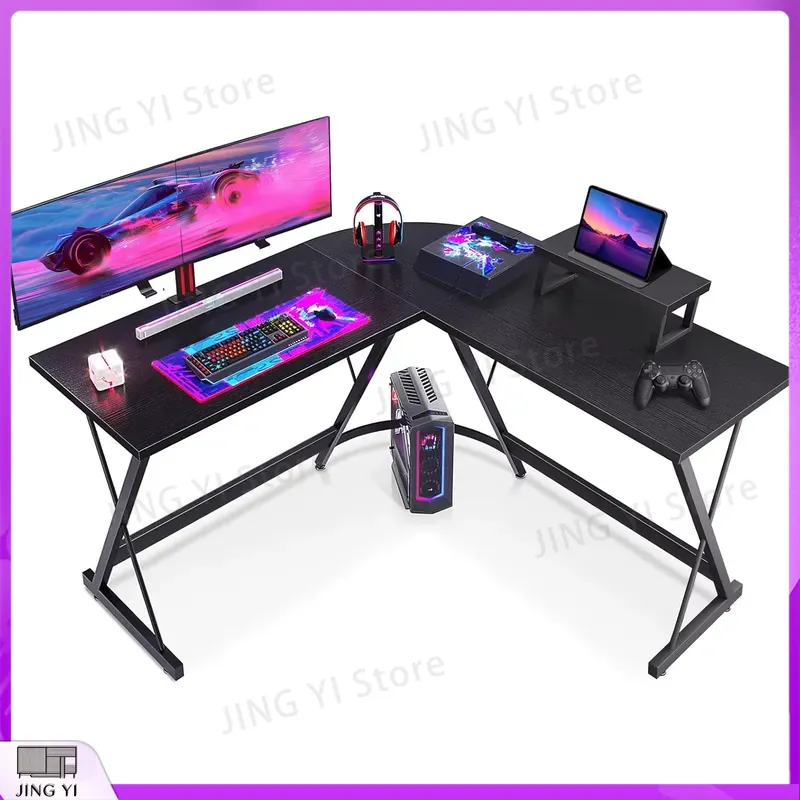 Desk Setup No Monitor - Biurko gamingowe w kształcie litery L