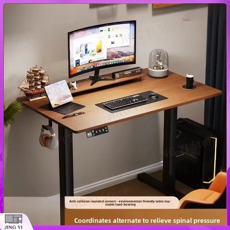 Desk Setup Bedroom - Elektryczne biurko stojące z regulacją wysokości,