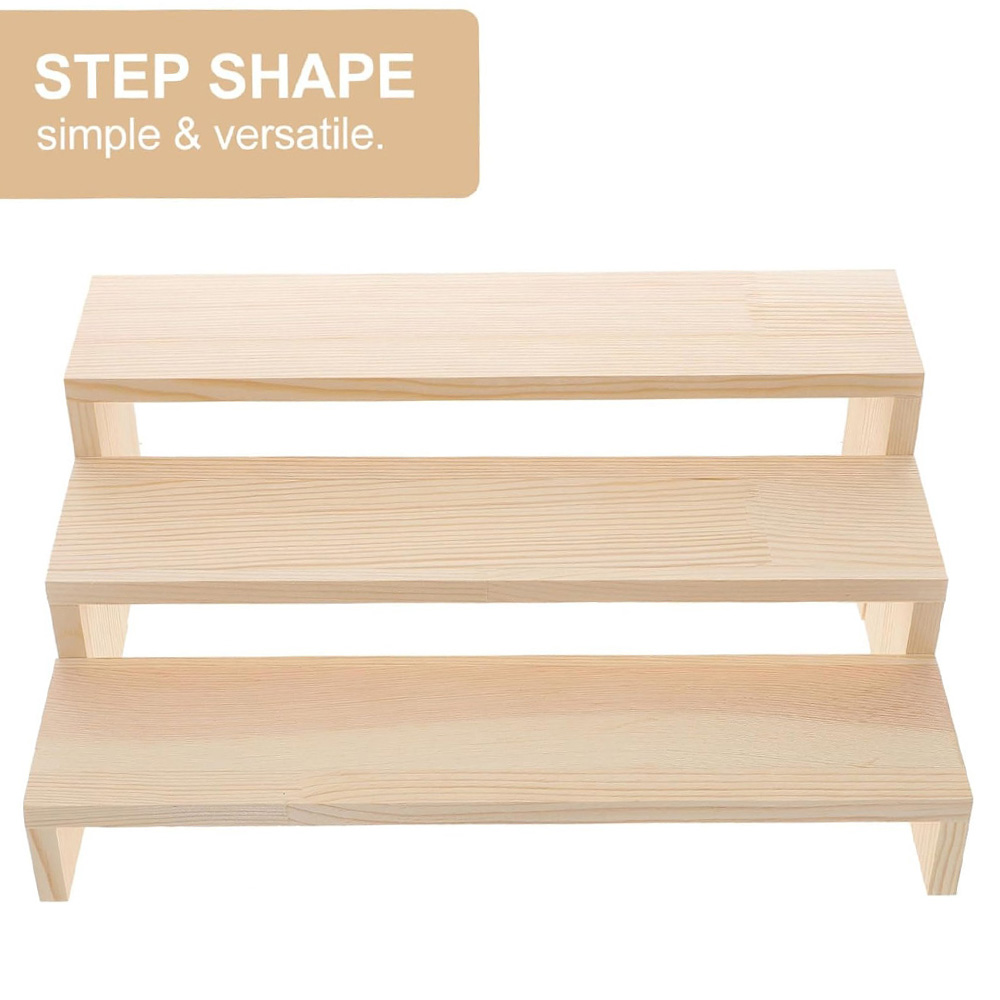 Monitor Riser Wood - Drewniany stojak ekspozycyjny, stojak na figurki,