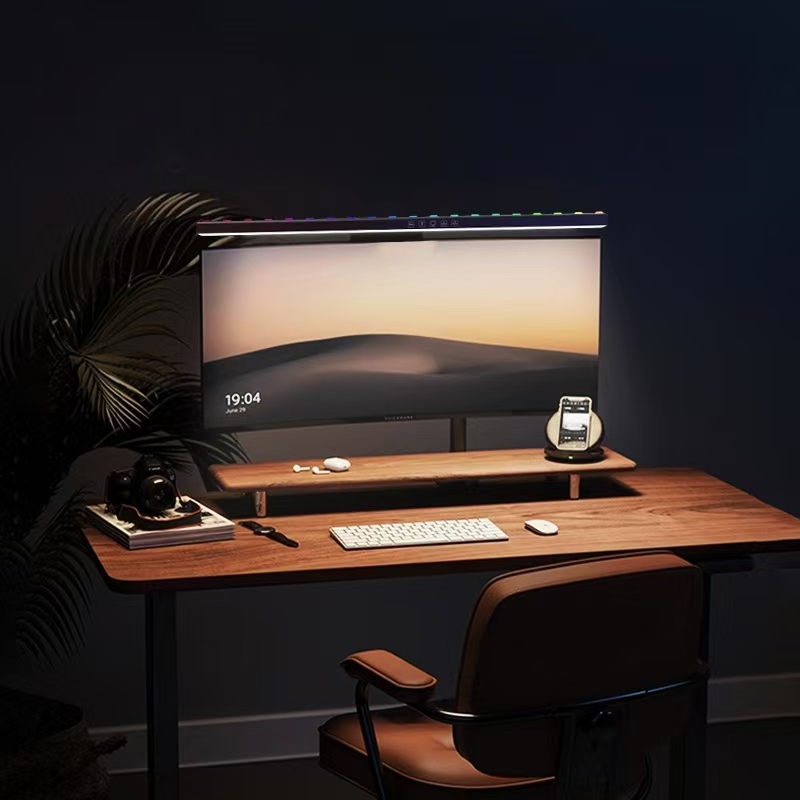 Desk Setup On Bed - Lampa biurkowa LED do monitora, wisząca,