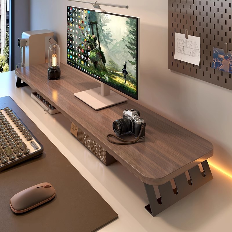 Monitor Riser Wood - Stojak podwyższający monitor, podstawka pod laptopa,