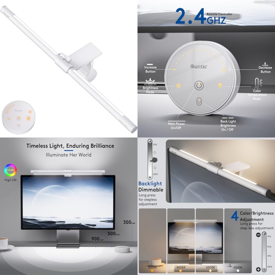 Listwa świetlna z pilotem, chr – Desk Setup No Monitor recenzja i cena