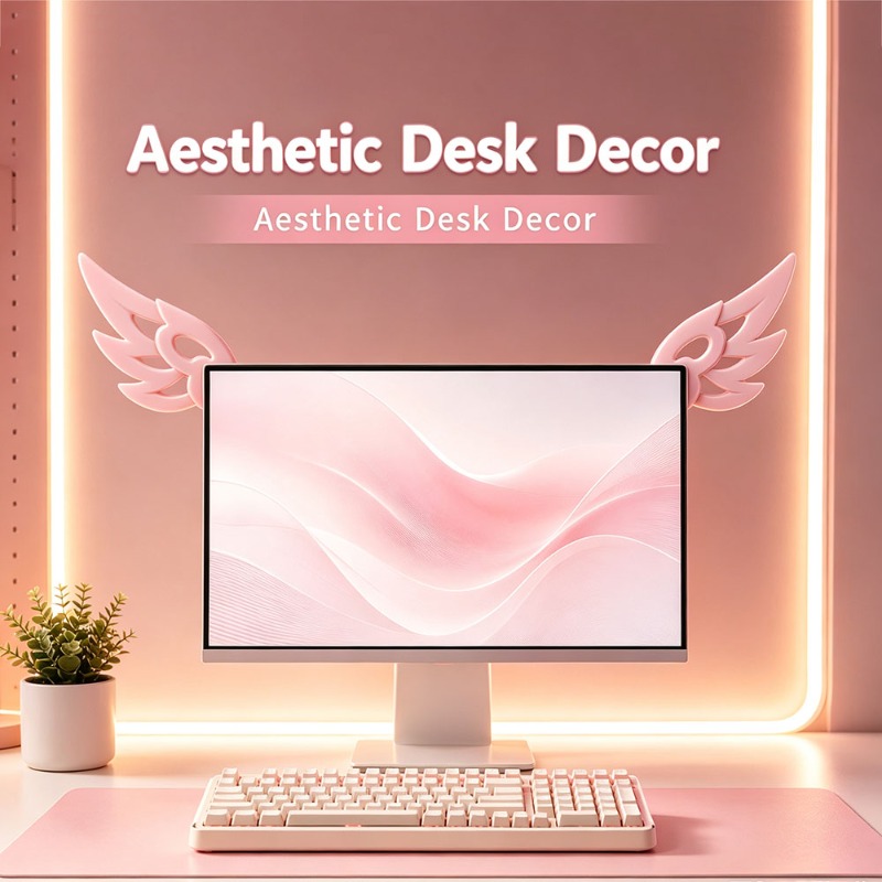 Urocze 3D ozdoby w kształcie s – Desk Setup No Monitor recenzja i cena