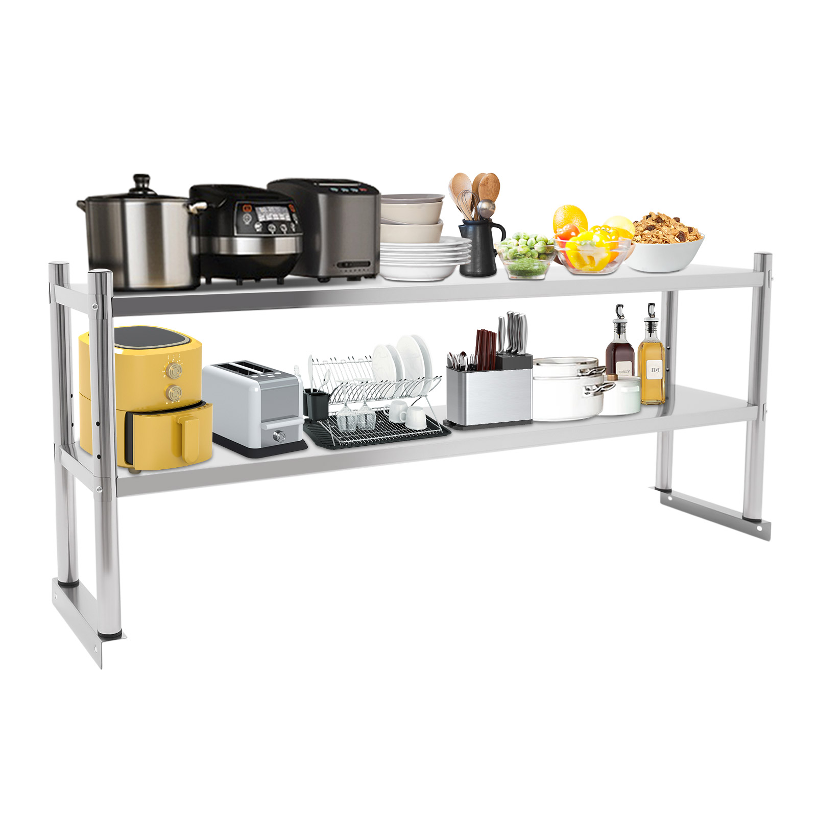 Półki ze stali nierdzewnej, 2- – Monitor Riser Wood recenzja i cena