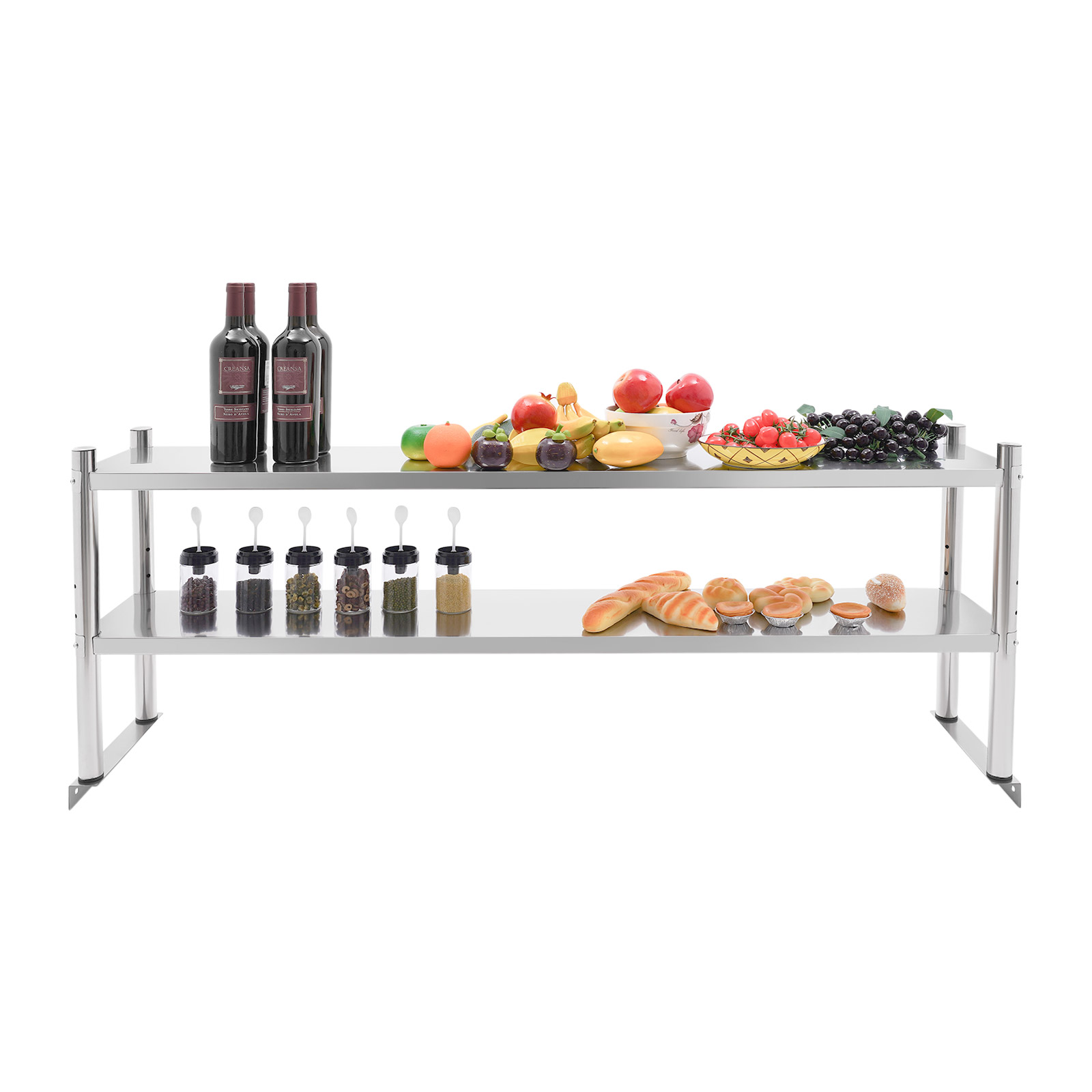 Półki ze stali nierdzewnej, 2- – Monitor Riser Wood recenzja i cena