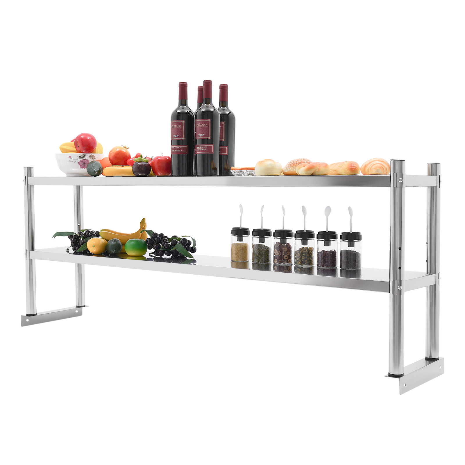 Półki ze stali nierdzewnej, 2- – Monitor Riser Wood recenzja i cena