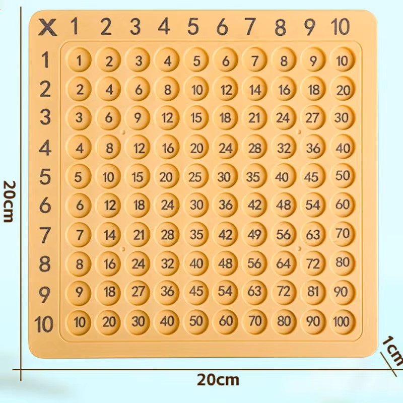 Tablica mnożenia 99 Montessori – Desk Setup Kids recenzja i cena