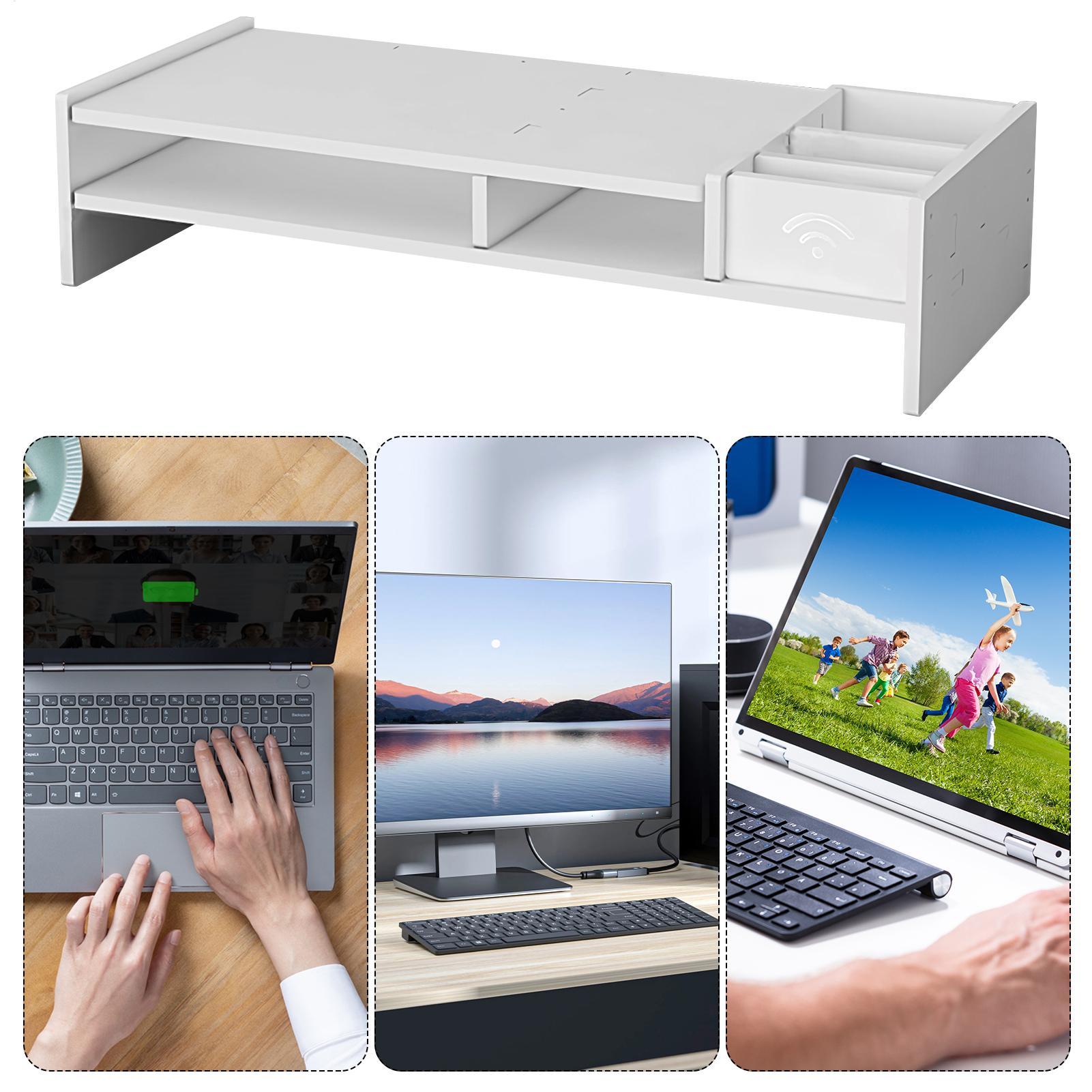Organizer na biurko z 3 poziom – Monitor Riser Wood recenzja i cena
