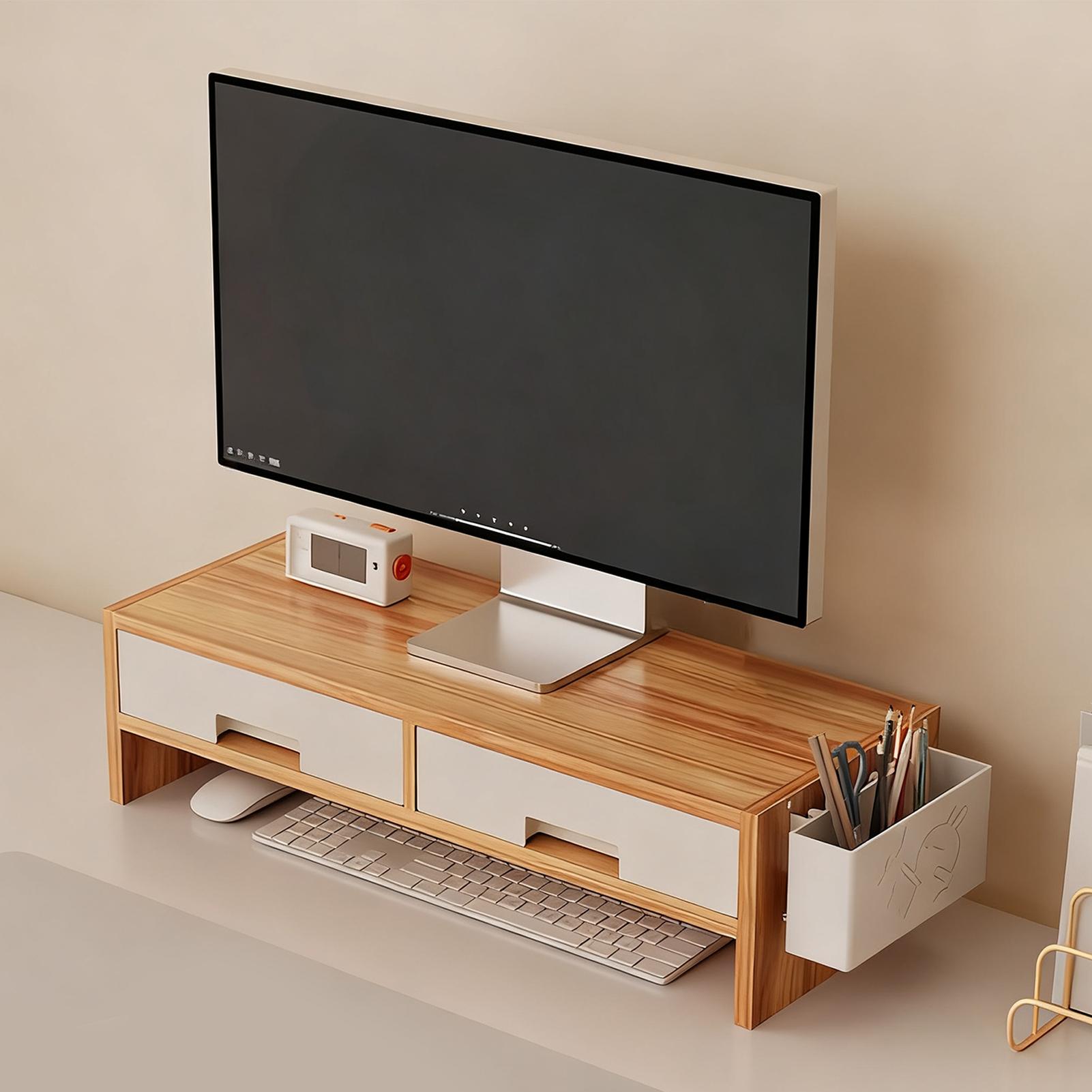 Podstawka pod monitor z podwój – Monitor Riser Wood recenzja i cena