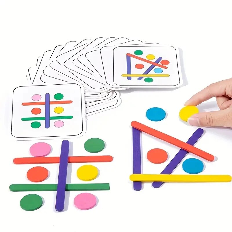 Dziecięca tęczowa łamigłówka m – Desk Setup Kids recenzja i cena