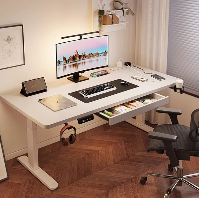 Nowoczesne elektryczne biurko  – Desk Setup Bedroom recenzja i cena