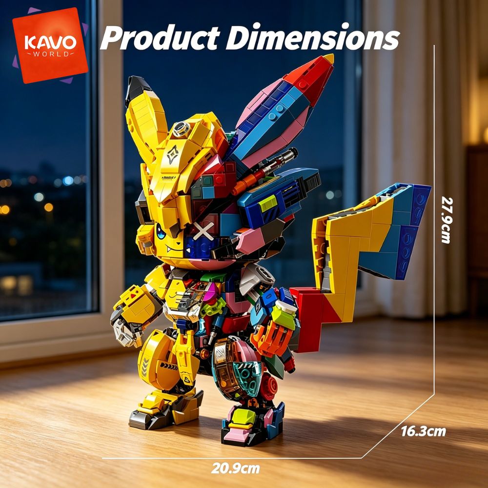 KAVOWORLD 1505 elementów Mecha – Desk Setup Dorm recenzja i cena