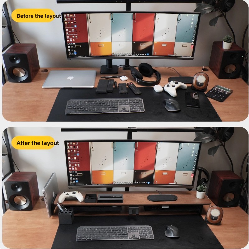 Modułowy podwyższacz monitora  – Monitor Riser Wood recenzja i cena