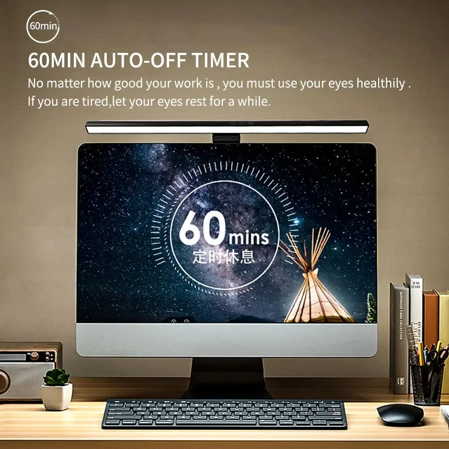 Lampa LED na monitor 33cm 50cm – Desk Setup No Monitor recenzja i cena