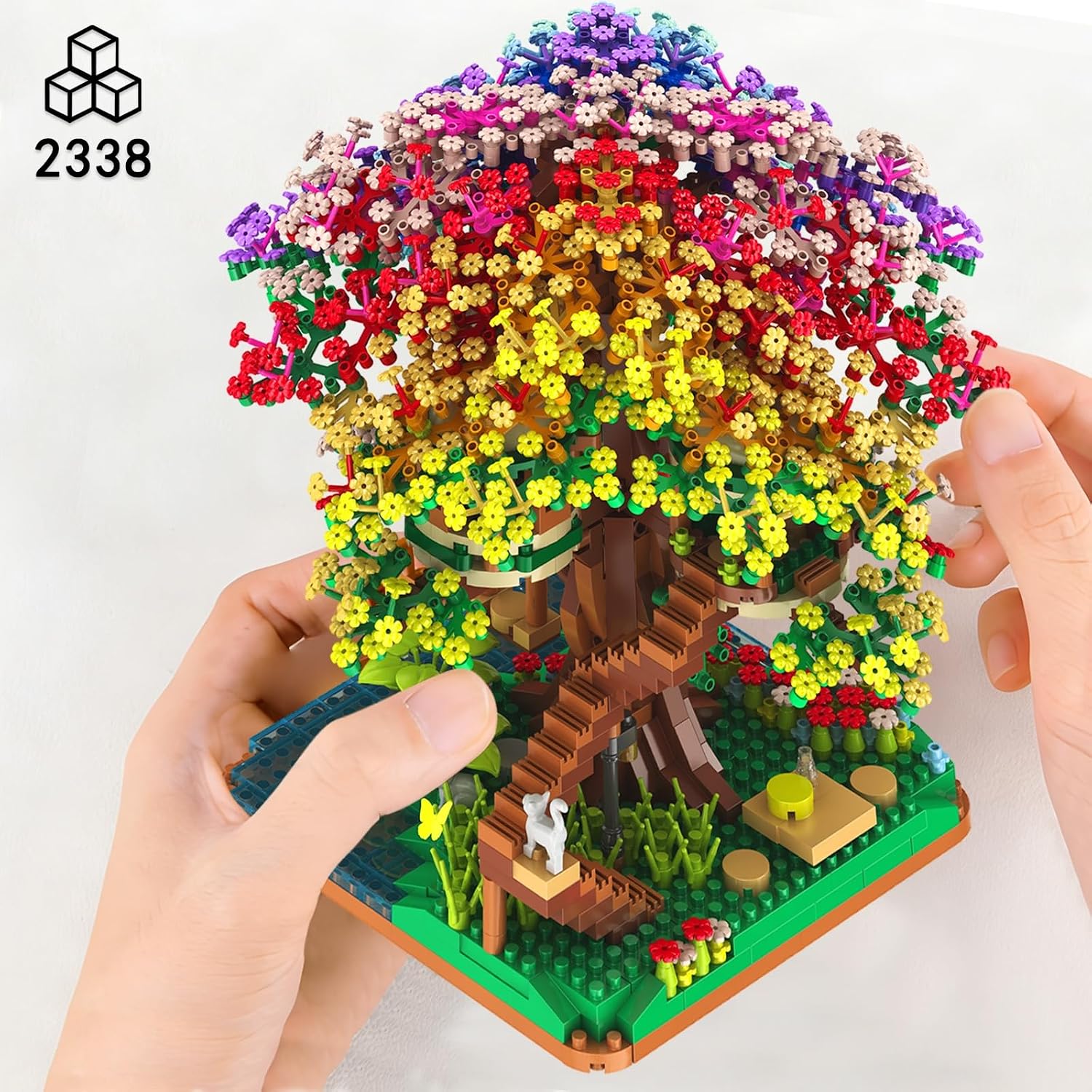 2338 elementów DIY Tęczowy Dom – Desk Setup Kids recenzja i cena