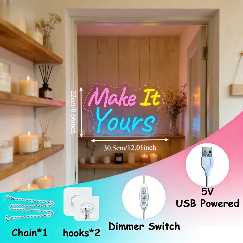 Zrób to swoim Neonowy Znak LED – Your Desk Setup recenzja i cena
